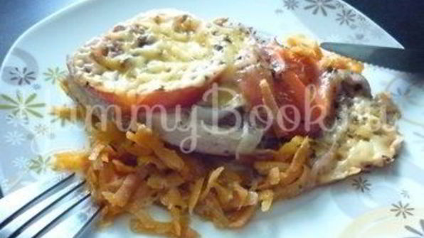 изысканное запеченное куриное филе