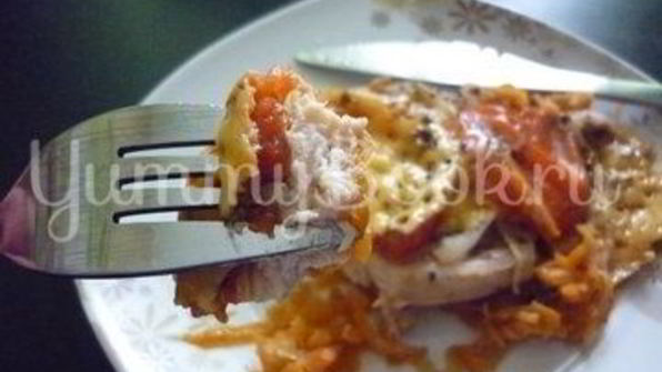 изысканное запеченное куриное филе