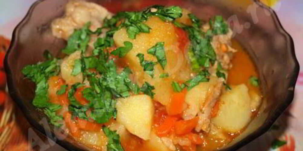 Рецепт кролик тушеный с картофелем