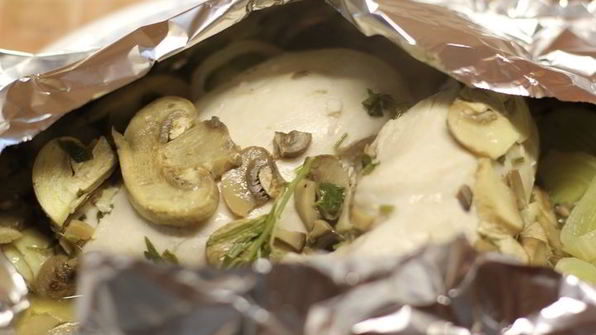 куриная грудка с шампиньонами