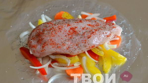куриная грудка в фольге