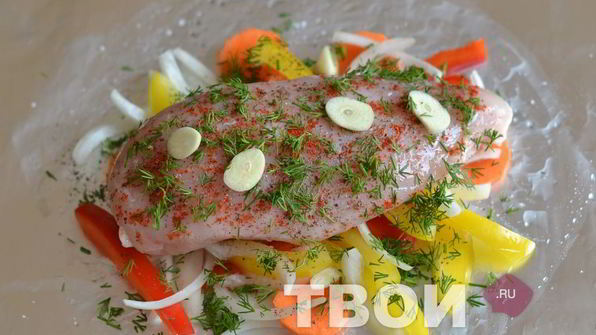 куриная грудка в фольге