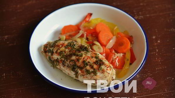 куриная грудка в фольге