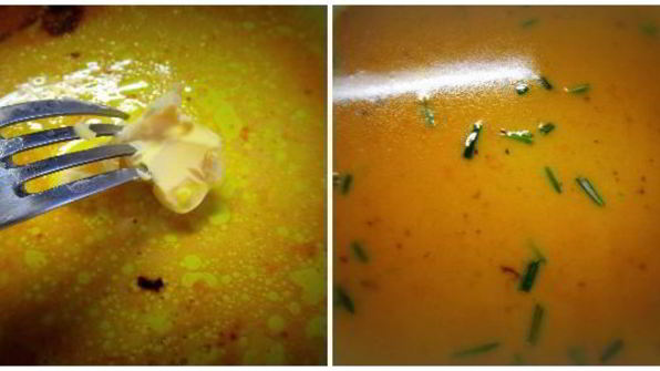 куриная грудка, запеченная в листьях лука-порея