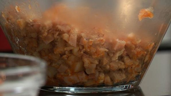 куриная ножка, фаршированная грибами