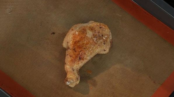 куриная ножка, фаршированная грибами