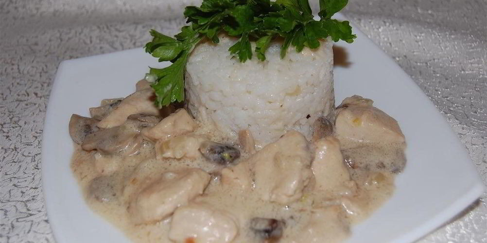 Рецепт куриное филе с шампиньонами