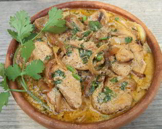 Куриное филе в сметане