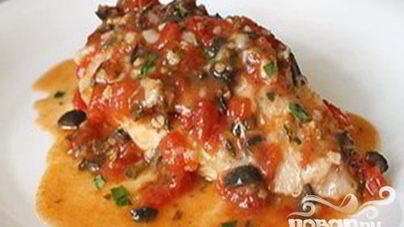 Куриное филе в томатном соусе