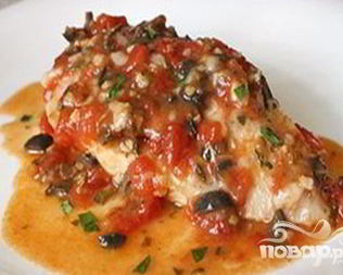 Куриное филе в томатном соусе