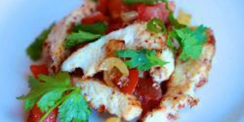 Рецепт куриные грудки жаренные с перцем и помидорами