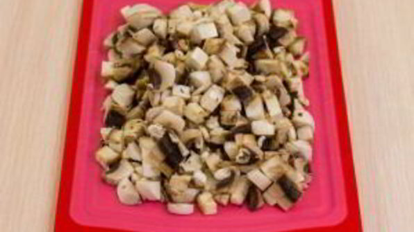 курица, фаршированная грибами