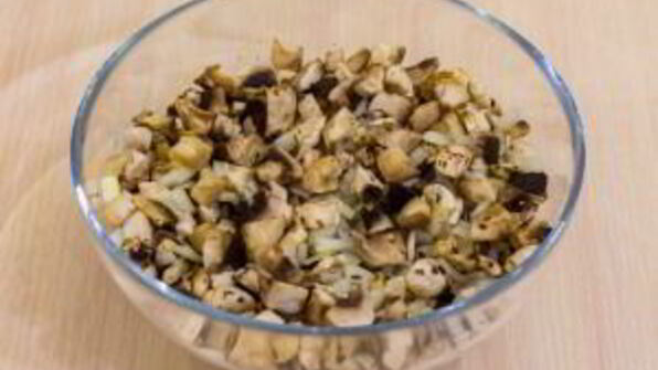 курица, фаршированная грибами