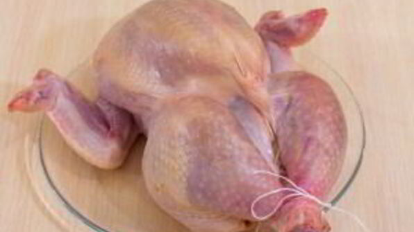 курица, фаршированная грибами