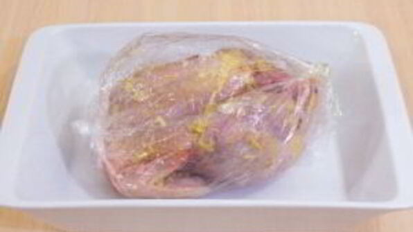 курица, фаршированная грибами