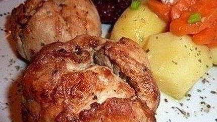 Курица с грибами