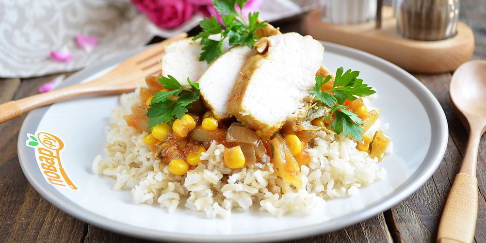 Рецепт курица с куркумой в кисло-сладком соусе