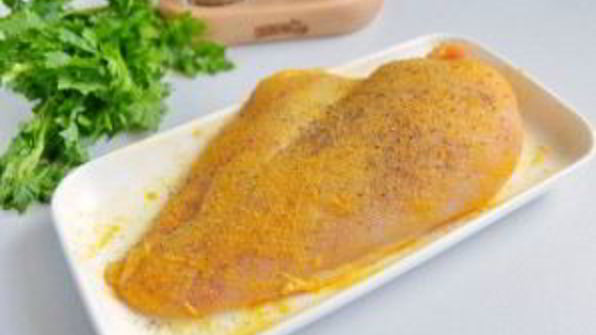 курица с куркумой в кисло-сладком соусе