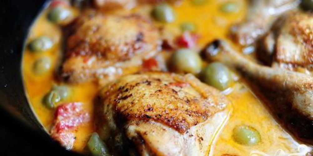 Рецепт курица с оливками