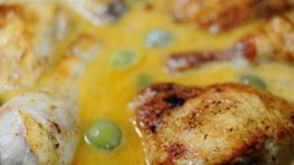 курица с оливками