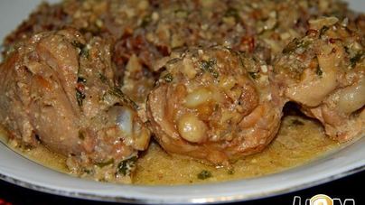 Курица с орехами по-Сочински
