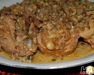 Курица с орехами по-Сочински