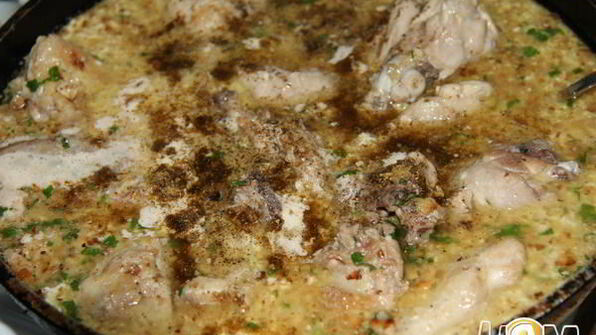 курица с орехами по-сочински