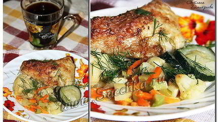 Курица с овощами