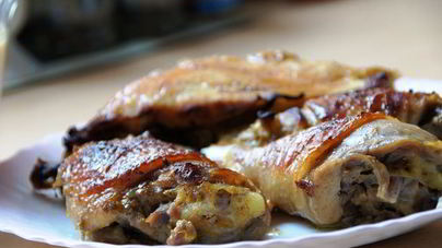 Курица с пряным апельсиновым соусом