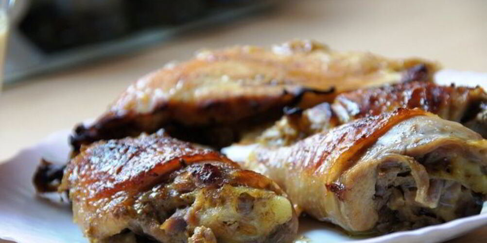 Рецепт курица с пряным апельсиновым соусом