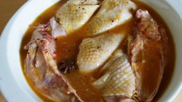 курица с пряным апельсиновым соусом