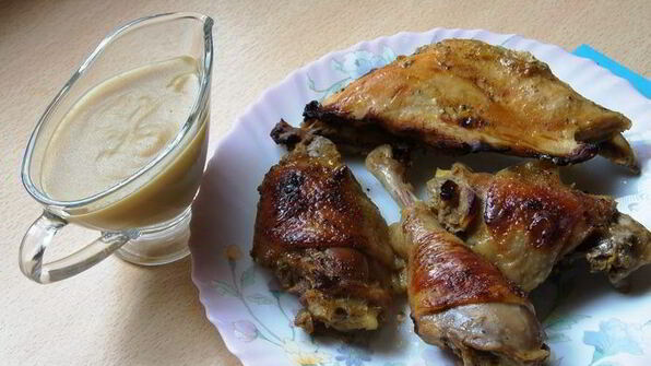 курица с пряным апельсиновым соусом