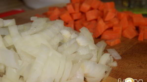 курица с рисом и овощами