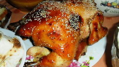 Курица в медовом соусе