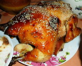 Курица в медовом соусе