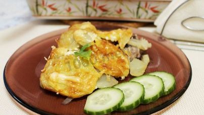 Мясо по царски в духовке