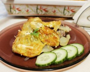 Мясо по царски в духовке