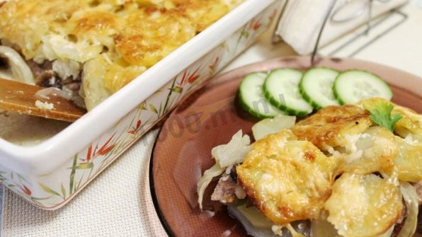 мясо по царски в духовке