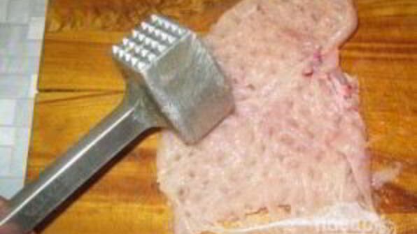 мясо с грибами и сыром