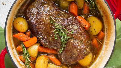 Мясо с картошкой в духовке