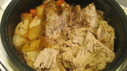 Мясо с картошкой в мультиварке