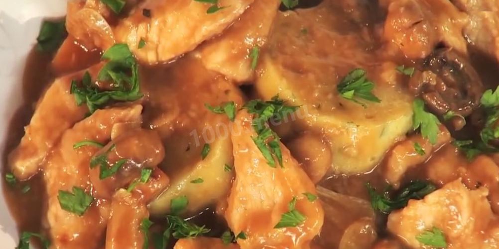 Рецепт мясо с кнедликами