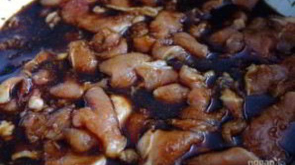 мясо с соусом терияки