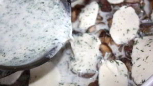 мясо в духовке с подливкой