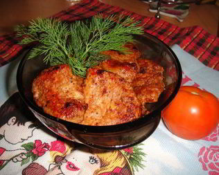 Отбивные из птицы по-студенчески