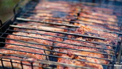 Ребра на гриле