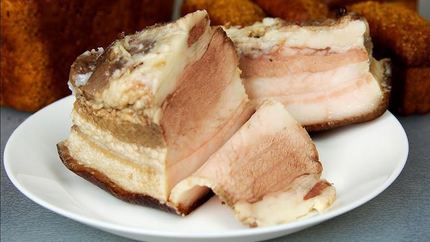 Сало вареное в рассоле