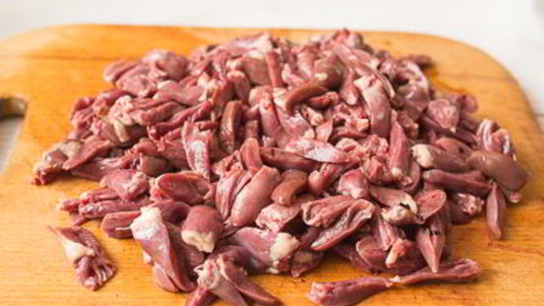 стир-фрай из куриных сердечек