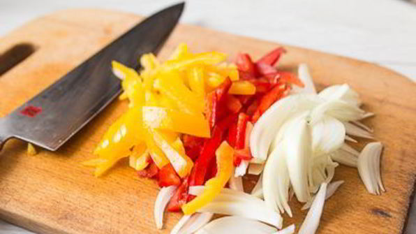 стир-фрай из куриных сердечек