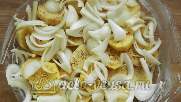 свинина с овощами в духовке